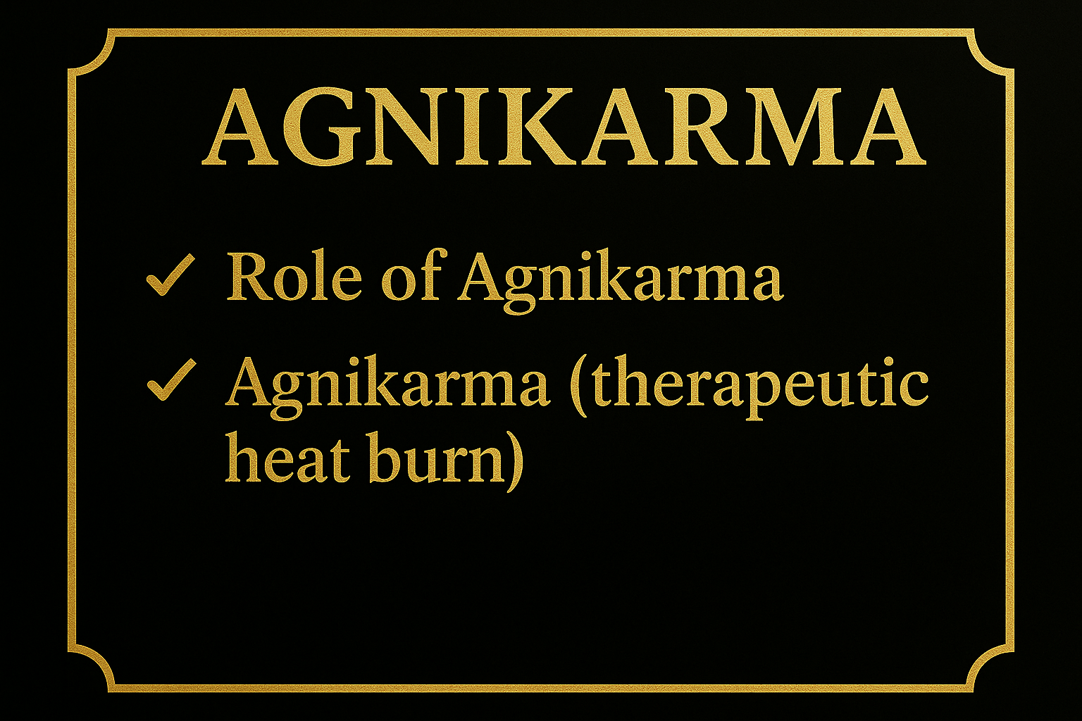 Agnikarma Therapy