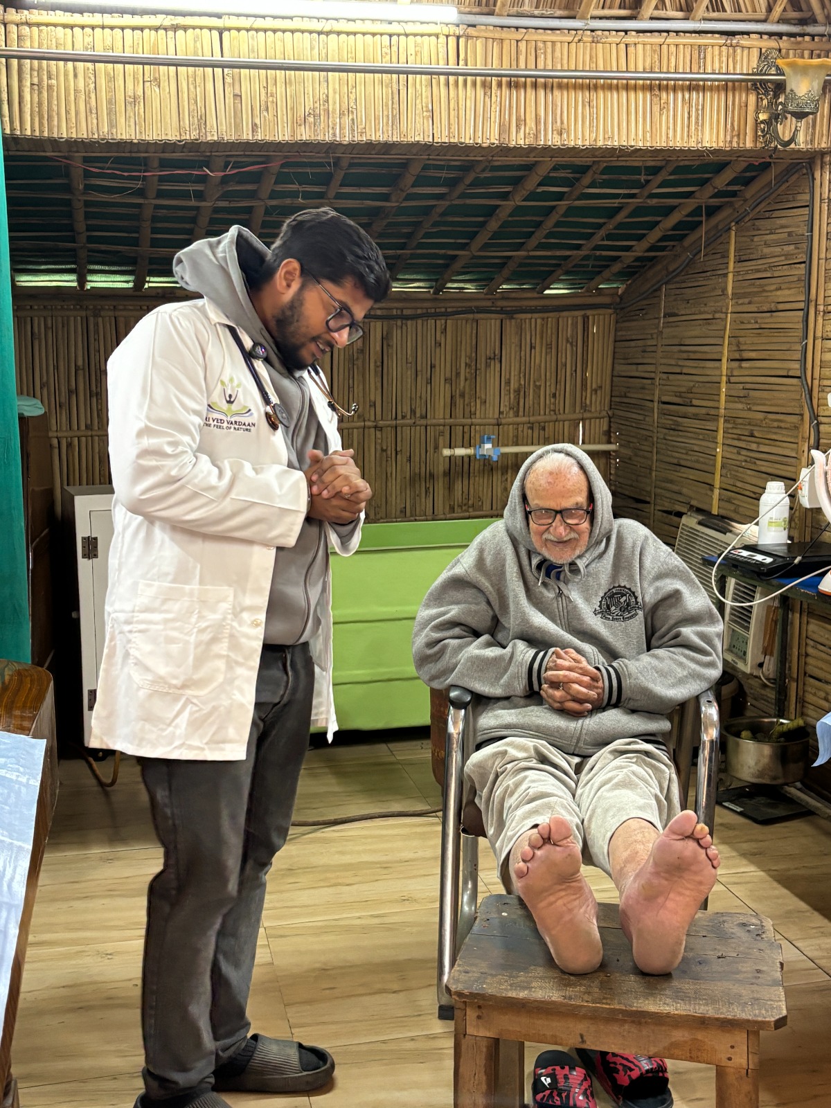 Vibrant crimson rose in a dew-dropped garden at sunrise with soft golden light filtering through petals